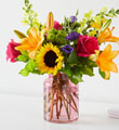Best Day Bouquet in Blush Vase - Deluxe
