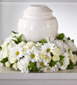 The FTD� Ivory Gardens� Cremation Adornment