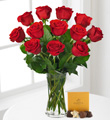 Red Rose Bouquet with Godiva� Chocolates