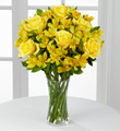 Citrus Burst Bouquet with Vase