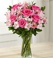 Dreamland Pink Rose Bouquet with Vase